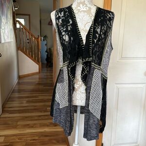 Adam Jacobs lacy vest